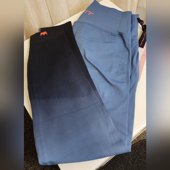 SHEFIT Pants - Seamless Leggings - Washed Demin Ombre - Luxe